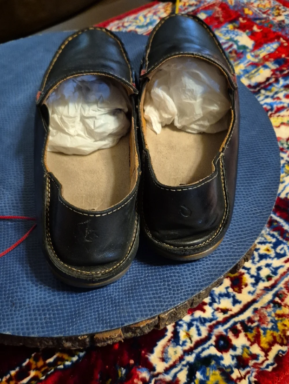 Olukai Nohea Nubuck Leather Womens Sz 10 Slip-On Casual Shoes All Day Comfort